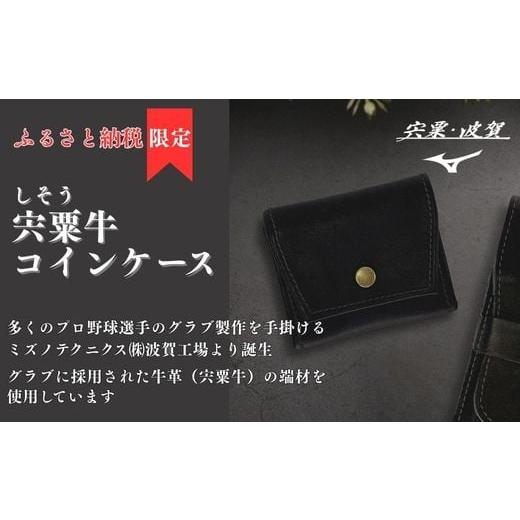 ふるさと納税 雑貨・日用品 兵庫県 宍粟市 AO77 宍粟牛 コインケース 財布 小銭入れ ミズノテクニクス ミズノ グラブ グローブ 宍粟牛 牛革 限定 ふるさと…