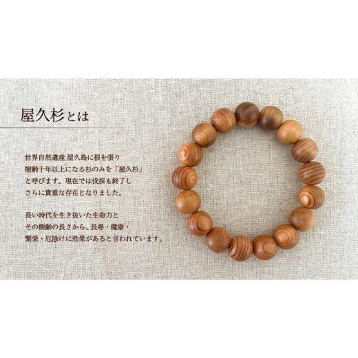 ふるさと納税 アクセサリー ブレスレット 鹿児島県 屋久島町 屋久杉