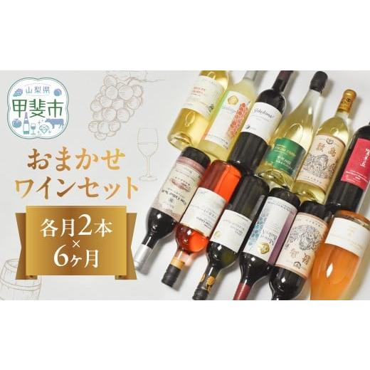 ふるさと納税 ワイン セット 山梨県 甲斐市 甲斐市産 おまかせワイン各月2本×6か月 計12本定期便 AD-319