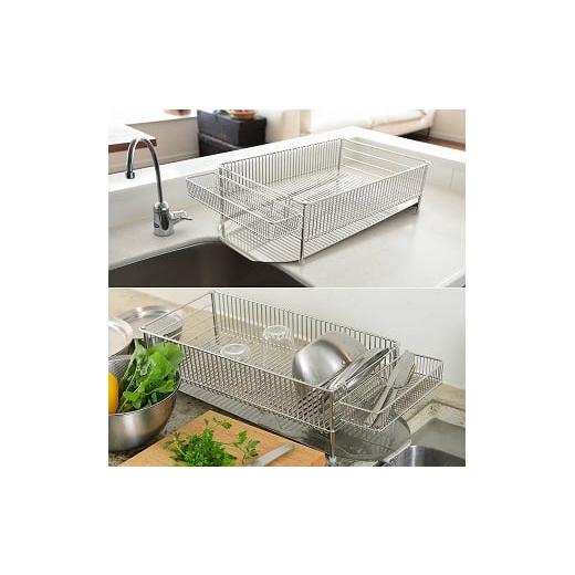 ふるさと納税 雑貨・日用品 新潟県 燕市 DLM-8775 ラバーゼ NEW水切りかご スリム横置き3点セット FC045037の画像
