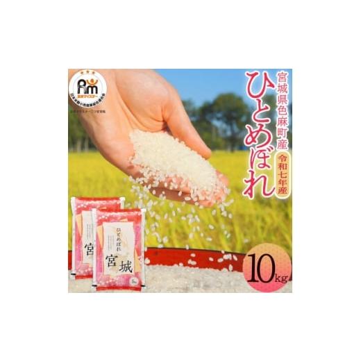 ふるさと納税 米 宮城県 色麻町 令和7年産 宮城県 色麻町 ひとめぼれ 精米 10kg(5kg×2) 1692946