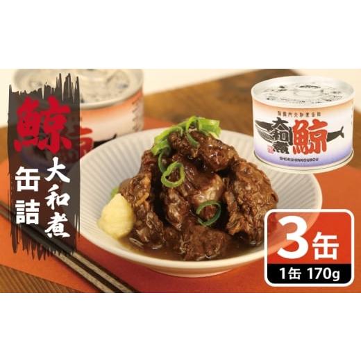 ふるさと納税 缶詰・瓶詰 魚貝類 大阪府 泉佐野市 鯨大和煮缶詰 3缶セット くじら クジラ 鯨肉 赤身 おかず おつまみ 防災 備蓄 非常食