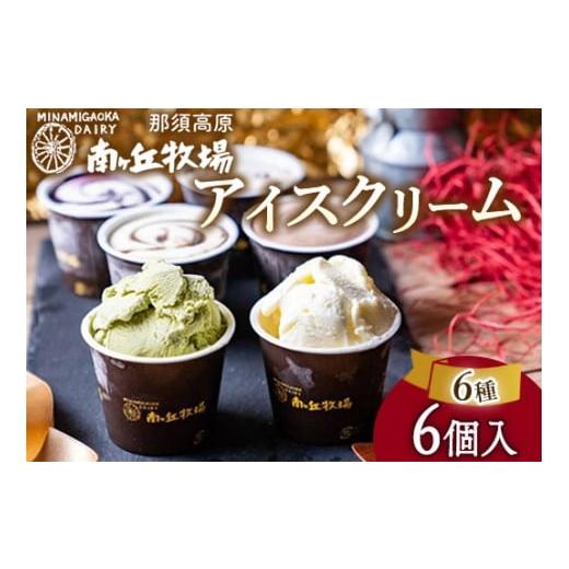 ふるさと納税 菓子 アイス 栃木県 那須町 南ヶ丘牧場 アイスクリーム 6個セット 詰合せ 〔B-139〕 | スイーツ アイス 高級アイス 詰め合わせ 乳牛 冷凍 那須町