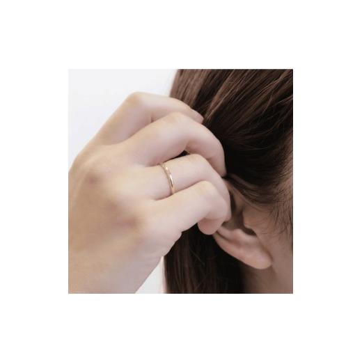 ふるさと納税 アクセサリー リング 山梨県 大月市 1.5mm シンプル