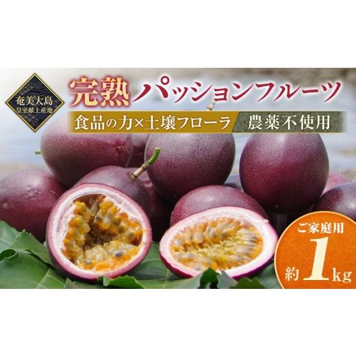 ふるさと納税 果物類 鹿児島県 瀬戸内町 先行受付 農薬・除草剤不使用 奄美大島農家直送 樹上完熟パッションフルーツ約1kg | 先行予約 産地直送 パッション…