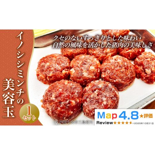 ふるさと納税 猪肉 愛媛県 四国中央市 イノシシミンチの美容玉