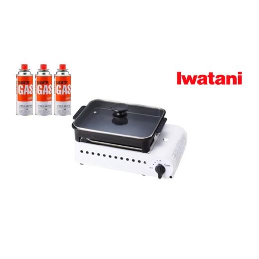 ふるさと納税 アウトドアグッズ 埼玉県 さいたま市 イワタニ カセットガス たこ焼器”プロたこマルチ”+カセットガス3P  11100-1962の画像
