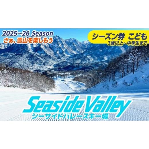 ふるさと納税 スキーチケット 新潟県 糸魚川市 シーサイドバレースキー場 シーズン券 (こども) 3歳以上〜中学生[市民割価格] 新潟県 糸魚川市 シーサイドバ…