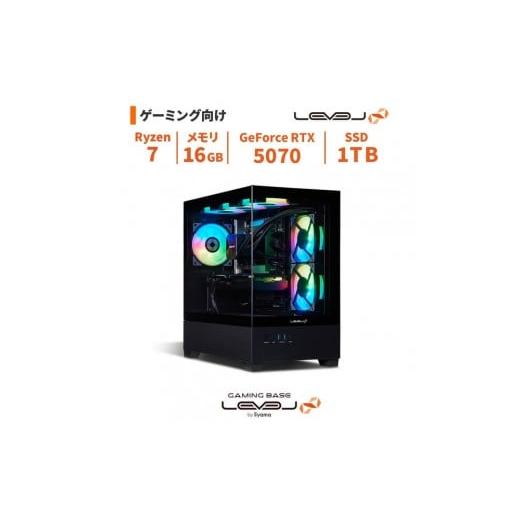 ふるさと納税 パソコン・周辺機器 島根県 出雲市 パソコン工房 4年間物損保証 ミニタワーゲーミングPC Ryzen 7/5070/ピラーレス/No.364