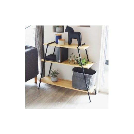ふるさと納税 家具 インテリア・寝具・収納 愛知県 春日井市 アイアンレッグラック（3段） ナチュラル(NA) ILR3-NAの画像