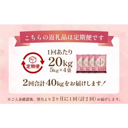 ふるさと納税 米 福岡県 香春町  2ヶ月毎2回定期便 はるかおり 20kg 計40kg ／ 米 コメ お米 ライス ご飯 ごはん 飯 食品 精米 定期便 常温 福岡県 香春町 2ヶ…の画像