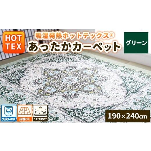 ふるさと納税 家具 大阪府 泉大津市 数量限定 吸湿発熱ホットテックス? あったかカーペット 長方形 190×240cm 1枚 SH-3152R GR
