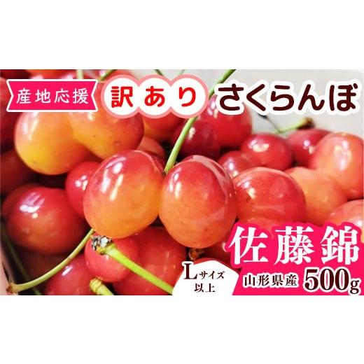 ふるさと納税 果物類 さくらんぼ 山形県 寒河江市 先行予約 訳あり(双子果入り) さくらんぼ 佐藤錦 Lサイズ以上 500g バラ詰 令和8年産 山形県産 2026年6月…