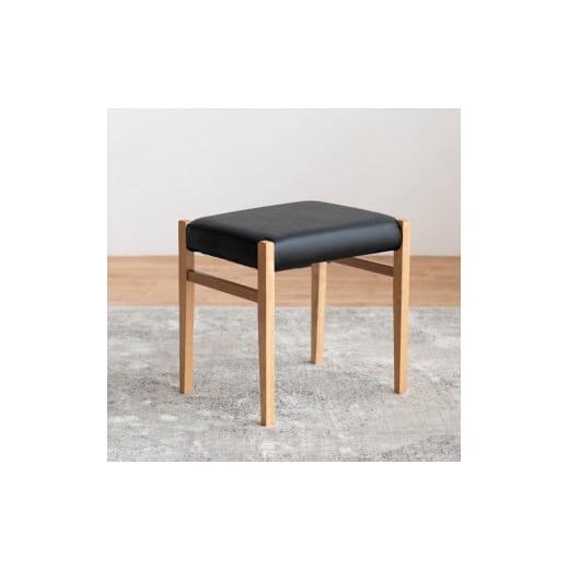 ふるさと納税 家具 福岡県 大川市 STジャンブル01 スツール オーク オールマイティブラック 1脚 単品 チェア 椅子