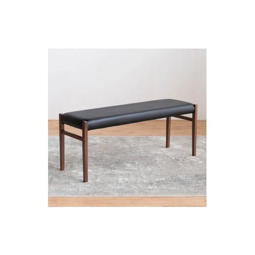 ふるさと納税 家具 福岡県 大川市 BCジャンブル01 ベンチ ウォールナット オールマイティブラック 1脚 単品 チェア 椅子