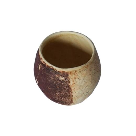 ふるさと納税 雑貨・日用品 グラス 岐阜県 多治見市  美濃焼 陶芸家「小林由昂」ロック杯（モカ 白土with赤土） 多治見市／井澤コーポレーション 手作り 焼き…_4