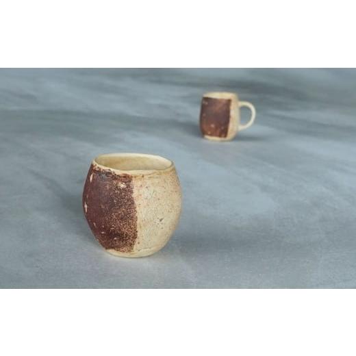 ふるさと納税 雑貨・日用品 グラス 岐阜県 多治見市  美濃焼 陶芸家「小林由昂」ロック杯（モカ 白土with赤土） 多治見市／井澤コーポレーション 手作り 焼き…_8