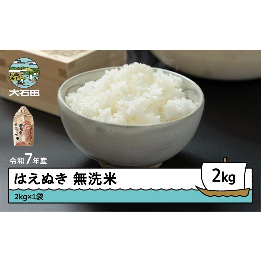 ふるさと納税 米 はえぬき 山形県 大石田町 米 令和7年産 はえぬき 無洗米 2kg 順次発送 山形県産 東北 ap-hamxa2-0 順次発送