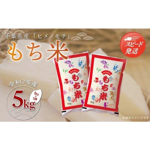 ふるさと納税 もち米・餅 千葉県 大網白里市 最短2〜7営業日出荷 令和7年産 千葉県産「もち米」5kg(5kg×1袋)