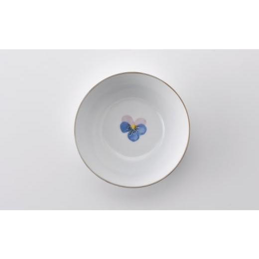 ふるさと納税 食器・グラス 皿 長崎県 波佐見町  波佐見焼 パンジー アンクルボウル 2個セット トーエー QC85_4