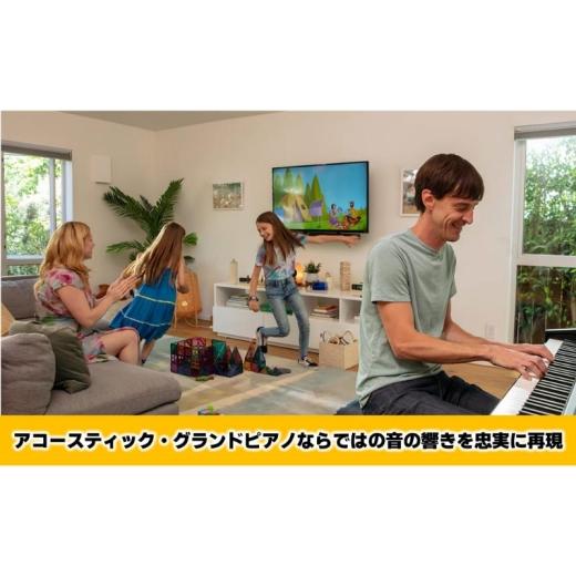 ふるさと納税 電化製品 静岡県 浜松市  Roland 電子ピアノRP107／ブラック 高さ固定椅子付き 設置作業付き 配送不可：北海道／沖縄／離島 静岡 浜松市 No.5360…の画像