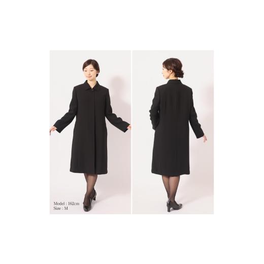 ふるさと納税 服 女 長崎県 島原市 BJ162-d Marycoco 比翼仕立て ブラックフォーマルコート LLサイズ KC-0078v-w コート レディース シンプル フォーマル 上着…の画像