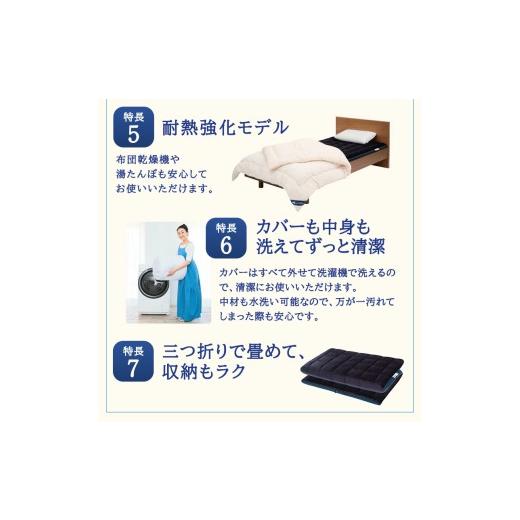 ふるさと納税 タオル・寝具 敷布団 福岡県 大刀洗町  大刀洗町限定 エアウィーヴ 四季布団 和匠・二重奏 シングルロング × エアウィーヴ ピロー S-LINEの画像