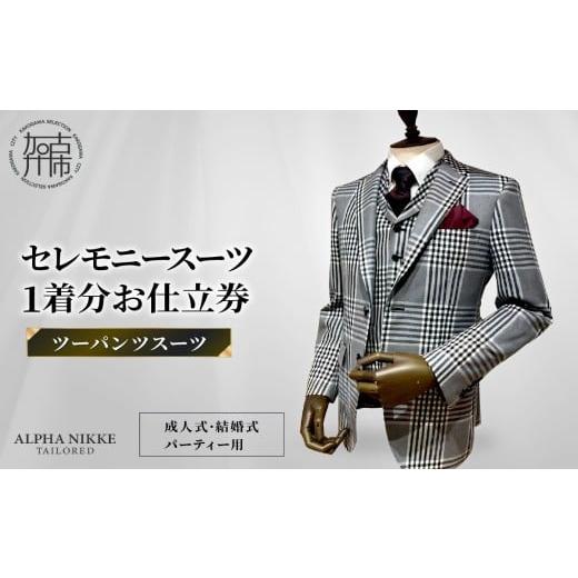 ふるさと納税 服 兵庫県 加古川市 セレモニースーツ ツーパンツスーツ [ スーツ オーダースーツ セレモニースーツ パーティー 結婚式 プレゼント ] 2532Q051…