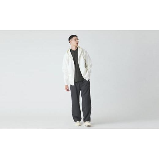 ふるさと納税 服 東京都 墨田区 パーカー アンユースレス ジップアップ スニットパーカー 服 洋服 ファッション 耐久性 上品 コーマ糸 無撚糸コットン 洗濯可…の画像