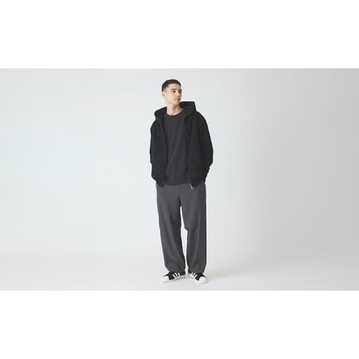 ふるさと納税 服 東京都 墨田区 パーカー アンユースレス ジップアップ スニットパーカー 服 洋服 ファッション 耐久性 上品 コーマ糸 無撚糸コットン 洗濯可…の画像