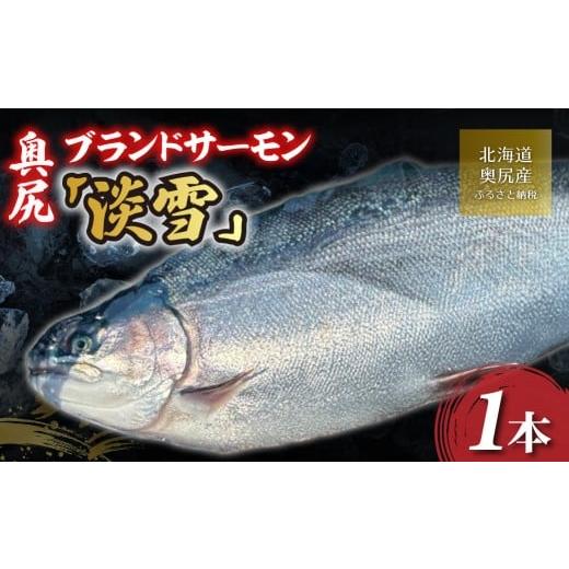 ふるさと納税 魚貝類 サーモン 北海道 奥尻町 令和8年度分先行予約 奥尻ブランドサーモン「淡雪」1本 ふるさと納税 人気 おすすめ ランキング サーモン 鮭 淡…