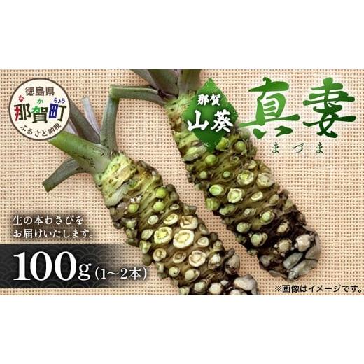 ふるさと納税 野菜類 薬味 徳島県 那賀町 那賀わさび (真妻) 約100g 1〜2本 徳島県 那賀町 生産者直送 産地直送 本わさび わさび ワサビ 生わさび 山葵 野菜 …