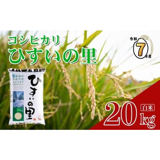 ふるさと納税 米 コシヒカリ 新潟県 糸魚川市 2026年1月発送 令和7年産 新潟県産コシヒカリ『ひすいの里 20kg』 特選米 こしひかり 白米 糸魚川 新潟 2025年…