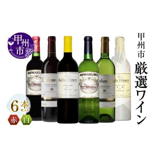 ふるさと納税 ワイン セット 山梨県 甲州市 甲州市 厳選ワイン6本セット(MG)H9-480 ワイン 赤ワイン 白ワイン 甲州市 山梨県