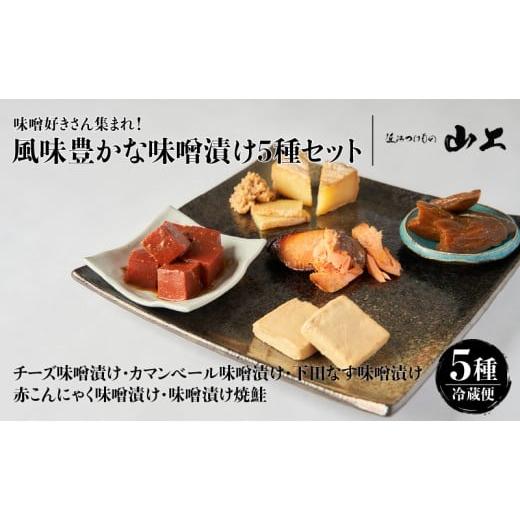 ふるさと納税 漬魚(味噌・粕等) 味噌漬け 滋賀県 湖南市 味噌漬けセット 味噌好きさん集まれ 風味豊かな味噌漬け5種セット/チーズ味噌漬け・カマンベール…