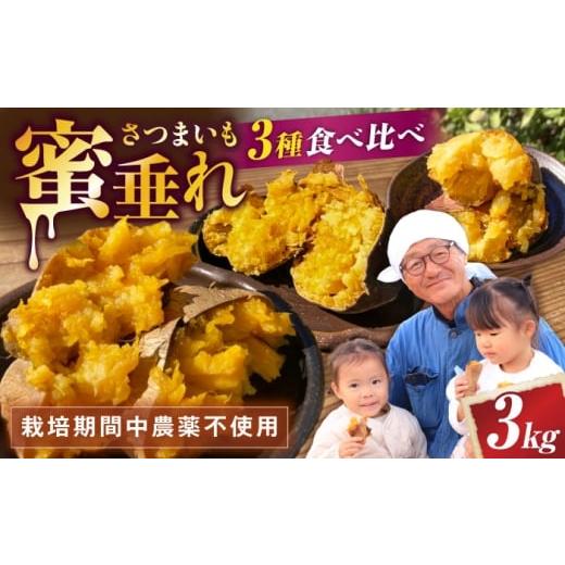 ふるさと納税 野菜類 サツマイモ 滋賀県 長浜市 厳選 熟成 さつまいも 3種 食べ比べ セット 3kg 滋賀県長浜市/好作豊吉 AQCF017 紅はるか 安納芋 サツマイモ…