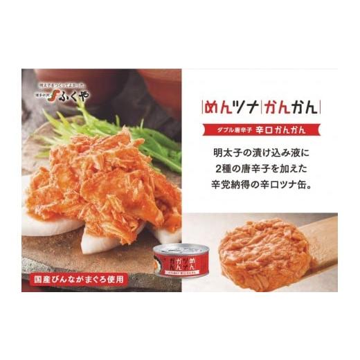 ふるさと納税 缶詰・瓶詰 魚貝類 静岡県 静岡市 ふくや めんツナかんかん 辛口 ×48缶 辛口×48缶