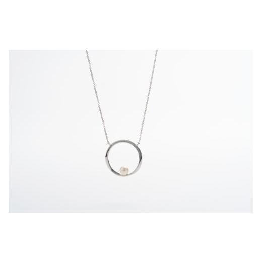 ふるさと納税 アクセサリー ペンダント 岩手県 一関市 プラチナ サーキュラリティペンダント 鏡面仕上げ パール付き sese urban mining jewelry ネックレス ジ…