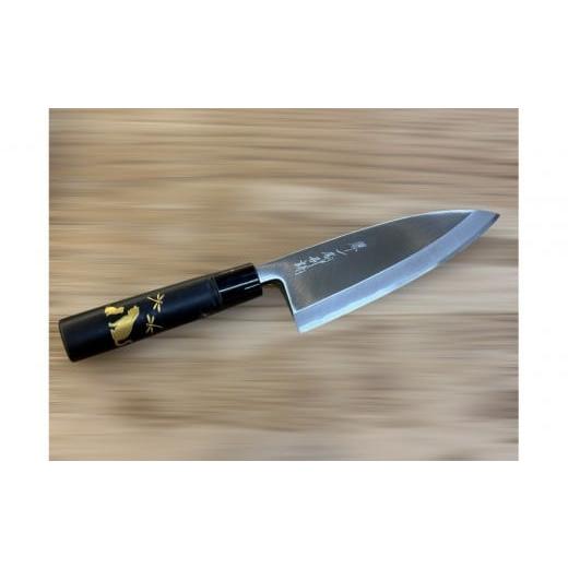 ふるさと納税 包丁 大阪府 堺市 はがね出刃包丁 親子ねこ 和風レトロモダン 木製ハンドル