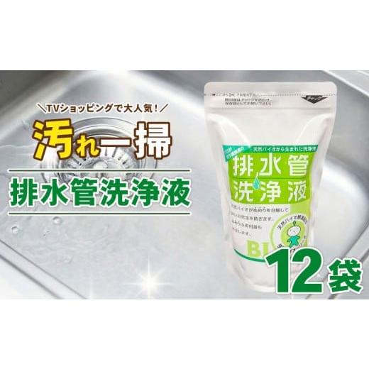 ふるさと納税 雑貨・日用品 滋賀県 日野町 排水管洗浄液 500ml×12袋セット 雑貨 日用品 掃除用品 掃除 排水管 手入れ 普段使い 大掃除 セット 強力 洗浄 パイ…