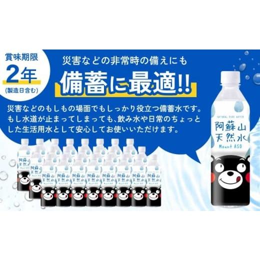 ふるさと納税 水・ミネラルウォーター 500mL〜999mL 熊本県 宇城市  定期便12ヶ月 熊本のおいしいお水 阿蘇山天然水 500ml×48本 (2ケース)×12回 ミネラルウ…の画像