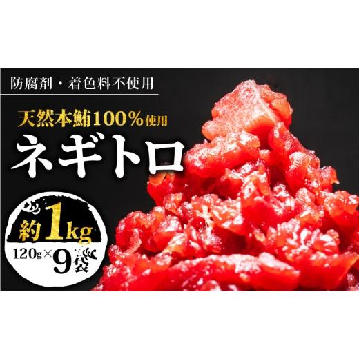 ふるさと納税 魚貝類 岩手県 大船渡市 スピード発送 天然本鮪100%使用 ネギトロ 約1kg(120g×9) 小分け 冷凍 保存料無添加 着色料無添加 植物油不使用 天然…