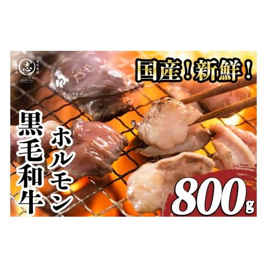 ふるさと納税 牛肉 ホルモン 鹿児島県 志布志市 国産黒毛和牛ホルモン 焼肉用 (400g×2P計800g) 黒毛和牛 肉 牛肉 国産 焼肉 バーべキュー 小分け もつ鍋 モツ…