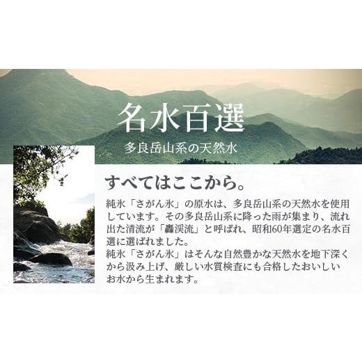 ふるさと納税 水・ミネラルウォーター 佐賀県 鹿島市 定期便 (12回定期便) さがん氷 バラエティセット キューブタイプ1.1kg・スティックアイス10本・丸氷3個 L…の画像