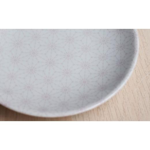 ふるさと納税 食器・グラス 小皿 佐賀県 有田町 有田焼 かわいい色の麻の葉小皿 4枚セット まるぶん くすみカラー 食器 取皿 うつわ ギフト 小皿 かわいい A22…の画像