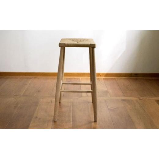 ふるさと納税 家具 インテリア・寝具・収納 岐阜県 恵那市 受注生産 High Stool 01［H580］ オーク（ナラ）／soap finish ／ スツール 椅子 いす チェア 家具…