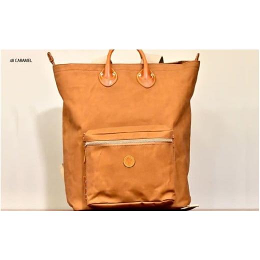 ふるさと納税 カバン トートバッグ 大阪府 東大阪市 木の庄帆布 BOSTONTOTE ボストントート k-khg-bt01t-(C/#48 CARAMEL / キャメル) C/#48 CARAMEL …