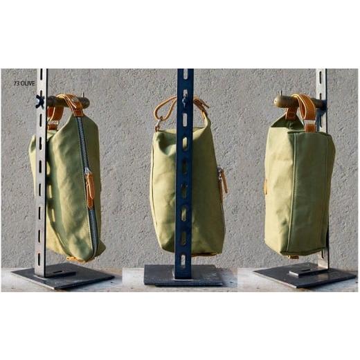 ふるさと納税 カバン 大阪府 東大阪市 木の庄帆布 BOX POUCH ボックスポーチ k-khg-bxp01t(C/#73 OLIVE / オリーブ) C/#73 OLIVE / オリーブ