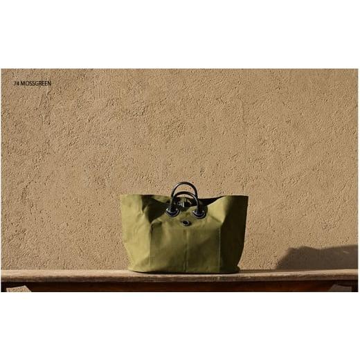 ふるさと納税 カバン トートバッグ 大阪府 東大阪市 木の庄帆布 オーバルトートバッグ k-khg-obt01t-(C/#74 MOSSGREEN / モスグリーン) C/#74 MOSSGRE…