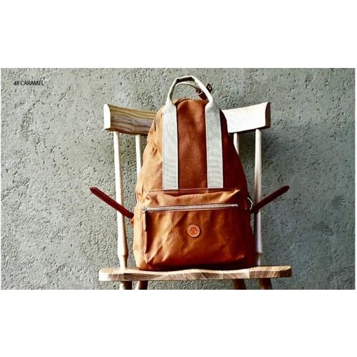 ふるさと納税 カバン リュック 大阪府 東大阪市 木の庄帆布 RUCKSACK リュックサック k-khg-rs01t(C/#48 CARAMEL / キャメル) C/#48 CARAMEL / キャ…